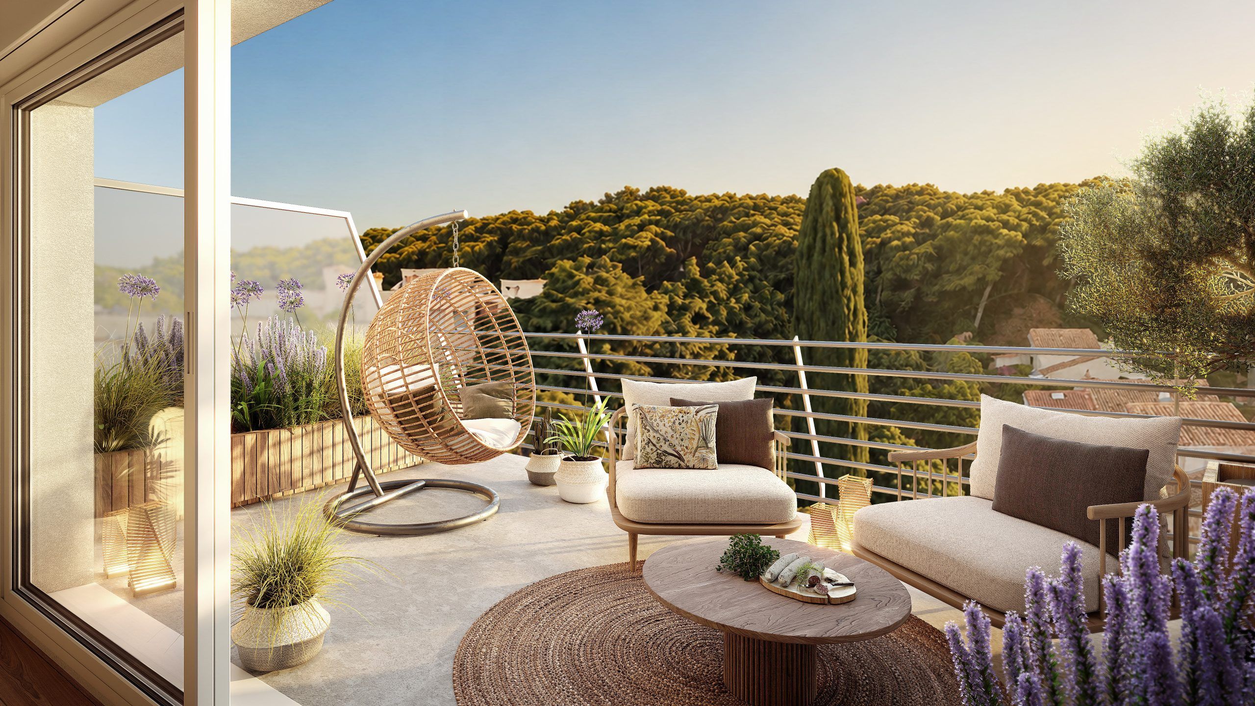 Le Cannet, 2 pièces en Dernier Etage avec Terrasse