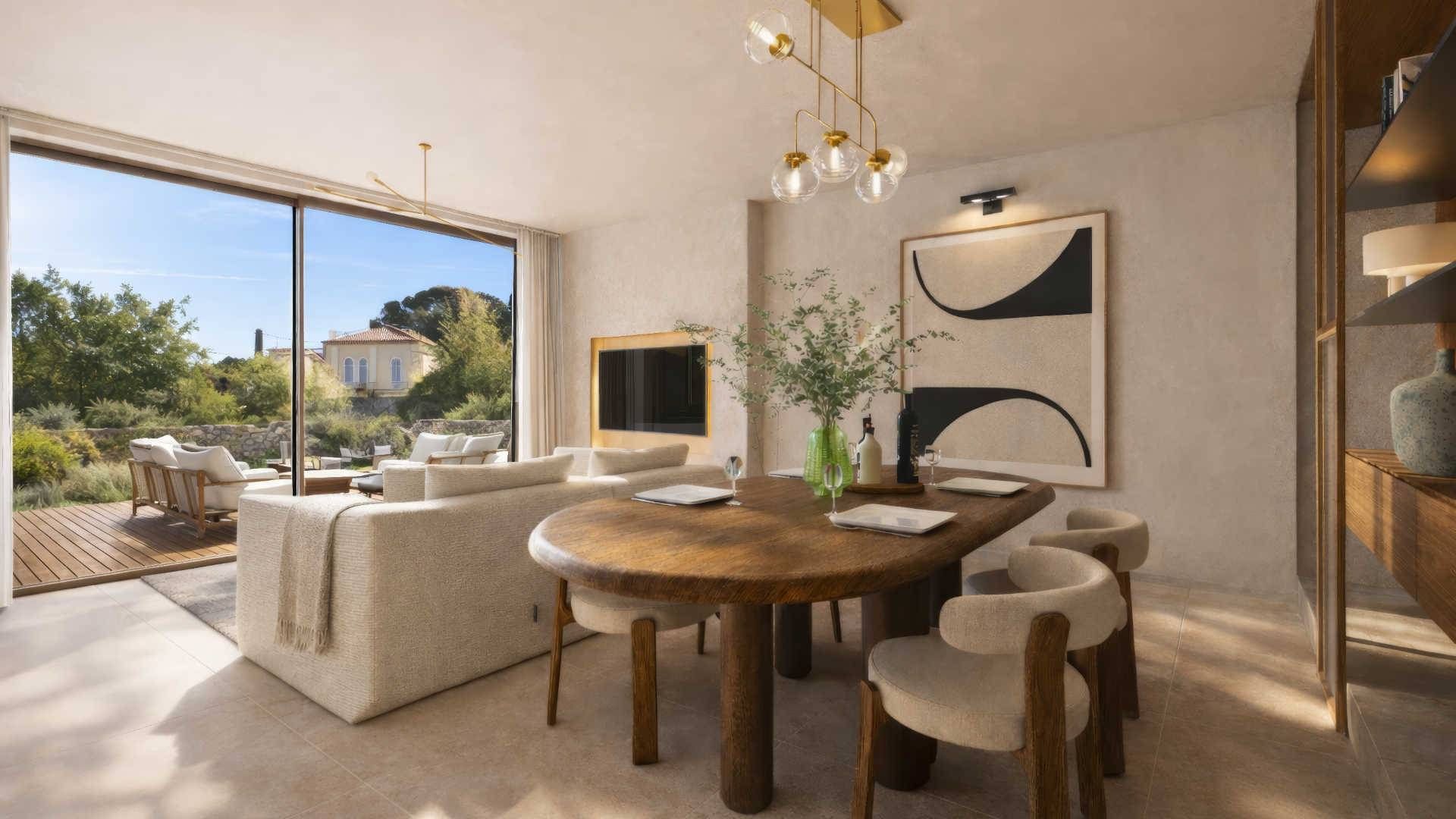 Saint-Tropez, appartement 4 pièces avec Terrasses/Jardin et Piscine